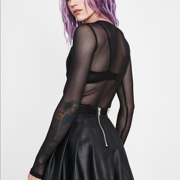 Pleated mini skirt - Picture 3 of 4